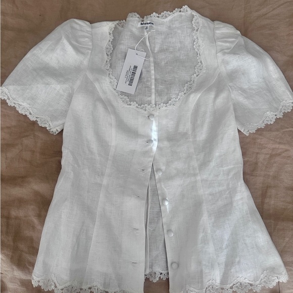 Reformation Anabella Linen Top - Picture 5 of 5